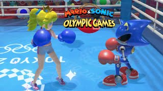 Boxing Peach VS Metal Sonic Tails amp Bowser Mario amp Sonic At The Olympic Games Tokyo 2020 [upl. by Goss]