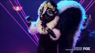 The Masked Singer 6 Skunk sings Diamonds by Sam Smith [upl. by Hnad]