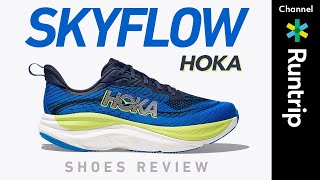 【HOKA】新作ランニングシューズ「SKYFLOW（スカイフロー）」登場！CLIFTON（クリフトン）を超えた履き心地とはshoesreview running [upl. by Tyre]