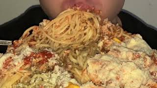 14 endless pasta asmr mukbang 먹방 [upl. by Grearson]