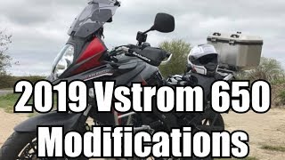 2018 Suzuki VStrom 650  Mods [upl. by Africa]