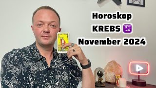 Horoskop  KREBS  November 2024  horoskop krebs sternzeichen astrologie [upl. by Savdeep]