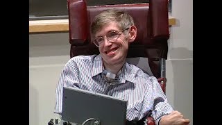 Stephen Hawking speaks at MIT  Education and Technology Sept 1994 [upl. by Colligan]