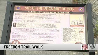 Angry Utica Mob Sparks Abolition Walk in October 1835 Oneida County Freedom Trail Explains [upl. by Hara]