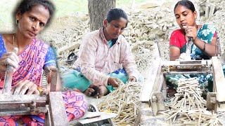 Slate Pencils Making  Making Process of Slate Pencils  Markapur  Hard Working Women [upl. by Ardeen]