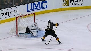 Karlsson goes betweenthelegs shorthanded on Jones [upl. by Nylleoj]