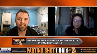 Invicta FC 27s Tiffany Masters feels her pace will be too much for Mallory Martin [upl. by Saber251]