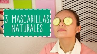 Mascarillas Naturales para la Cara  3 Recetas  Para Acné Hidratar y Exfoliar  Catwalk [upl. by Annekim]