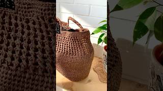 Raffia Beach Bag Crochet Pattern✨ [upl. by Vadnee]