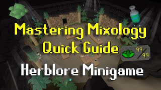 Mastering Mixology Quick Guide  New Herblore Minigame 2024 OSRS [upl. by Ohploda472]