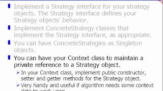 Java Design Patterns  Strategy PatternWMV [upl. by Ellemaj]