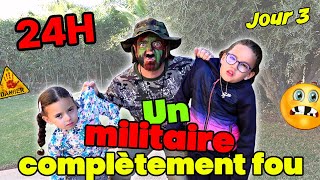 24H avec un MILITAIRE complètement FOU  Une SEMAINE PUNI   JOUR 3 [upl. by Alcott409]