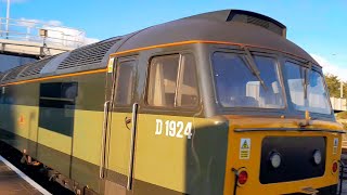 Statesman Rail Arriving at Eastleigh Railway Station 47805 47810 [upl. by Michale449]