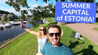 The SUMMER CAPITAL of ESTONIA in 2020 PÄRNU CITY sights FESTIVAL and BEACH [upl. by Schilit]