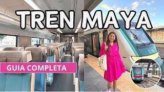 Así es el TREN MAYA 🚂 Precios Horarios Rutas Vagones Transporte a la estación ✅CancúnValladolid [upl. by Atiana]