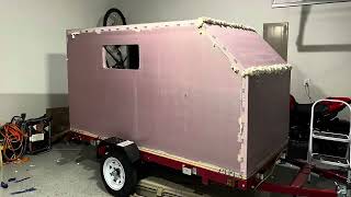 Foamie Camper Build w Harbor Freight Trailer [upl. by Ataga]