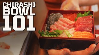 Chirashi Bowl 101  Quick and Quality Results ONLY [upl. by Goldman]