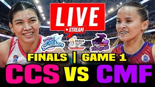 CREAMLINE VS CHOCO MUCHO 🔴LIVE NOW FINALS  GAME 1  AFC 2024 creamline live ccs [upl. by Arim]