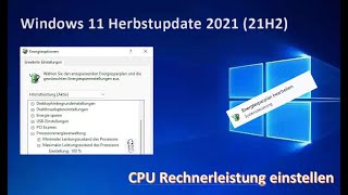 Windows 11 So stellt ihr die CPURechnerleistung ein  oder überprüft diese [upl. by Riordan219]