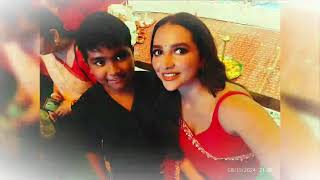 Subhashree Ganguly songe selfie nilam Durga puja pandale [upl. by Draned677]