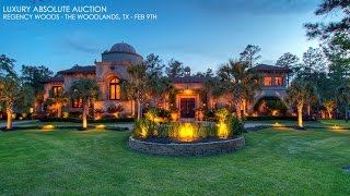 The Woodlands Texas Mediterranean Mansion For Sale  Golf Property [upl. by Reppart]