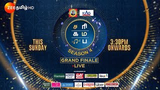 Saregamapa Senior Season 4  Grand Finale Live  Oct 20 Sunday 330PM Onwards  Promo  Zee Tamil [upl. by Nylcoj]