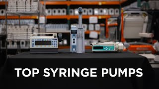 Top Syringe Pumps  Hospital Syringe Pump Overview [upl. by Kalmick531]