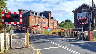 Rare Crossing Driffield Skerne Road Level Crossing East Riding of Yorkshire [upl. by Marisa]