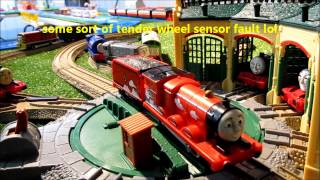 Trackmaster James 3 speed turntable working properly almost [upl. by Nylrahs]