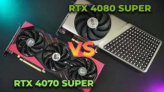 GeForce RTX 4070 Super vs RTX 4080 Super Is It Worth Spending the Extra [upl. by Etnaled]