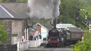 J27 returns 9F on the internals and mega shunt at Grosmont MPD [upl. by Natividad]