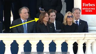 Kamala Harris Attends Veterans Day Event After Defeat In 2024 Presidential Election [upl. by Donnamarie692]