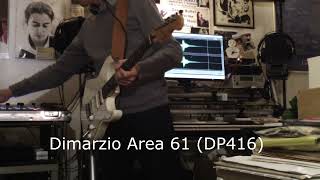 Dimarzio Area 61 DP416 and Area 67 DP419 test [upl. by Duston575]