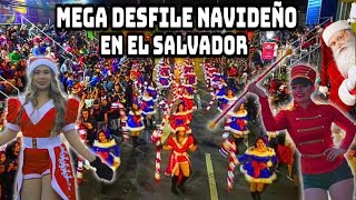 DESFILE NAVIDEÑO Y FIESTAS PATRONALES EN SANTA TECLA  elsalvador navidad [upl. by Jenine]