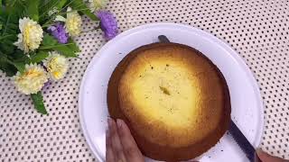 How To Make Vanilla sponge Cake  Easy Vanilla Cake Recipe  homemade Cake Recipe [upl. by Nonnag]