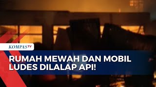 Tujuh Bangunan Termasuk Rumah Mewah di Medan Ludes Terbakar Aliran Listrik di Lokasi Putus [upl. by Vic]