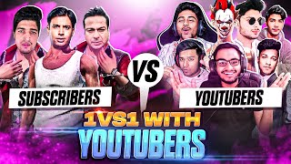 🔴Live V Badge YouTuber  1 vs 6 😆With Subscribers💝 shortsfeed freefire shorts short trending [upl. by Enybor]