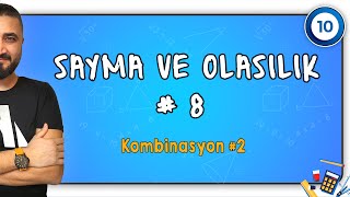 Sayma ve Olasılık 8  Kombinasyon 2  10SINIF MATEMATİK  Rehber Matematik [upl. by Hsirrehc206]