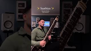 Saathiya sitar rendition by maestro rishab sharma ji clasicalmusic share subscribe viralvideo [upl. by Ahsehat]