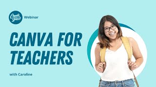 Tips and Tricks to design content for Students  Canva Webinar [upl. by Nojid]