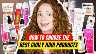 HOW TO CHOOSE THE BEST CURLY HAIR PRODUCTS  Beginners guide to curly hair products [upl. by Furie197]