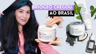 🍃BRIOGEO CHEGOU AO BRASIL Testei DONT DESPAIR REPAIR E SCALP REVIVAL VeganaNo e Low Poo [upl. by Chafee359]