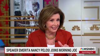 Speaker Emerita Pelosi on MSNBCs Morning Joe [upl. by Dor762]