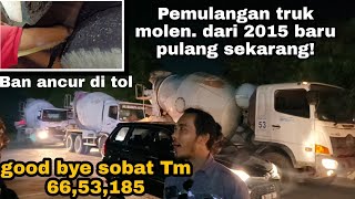 Mobilisasi Pemulangan Truk Mixer Waskita Becakayu ke Cikopo Cikampek [upl. by Lalib]