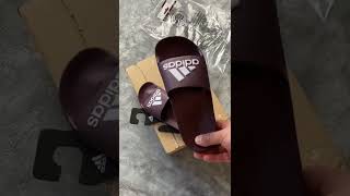 adidas adilette shower Slide Unboxingshorts [upl. by Kciredohr]