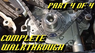 Ford 54L 3v Engine Timing Chain Kit Replacement Pt 4 of 4 Timing and Startup [upl. by Ordnajela388]