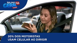 20 DOS MOTORISTAS USAM CELULAR AO DIRIGIR [upl. by Melar987]