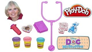 ♥♥ PlayDoh Doctor Kit Featuring Doc McStuffins [upl. by Aynek474]