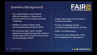 Use Case Panorama  How FAIR Analysis Improves Risk Communication and Decision Making [upl. by Oilisab]