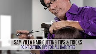 Point Cutting Tips For All Hair Types  Remove Weight amp Add Pliability in Hair [upl. by Notyard]